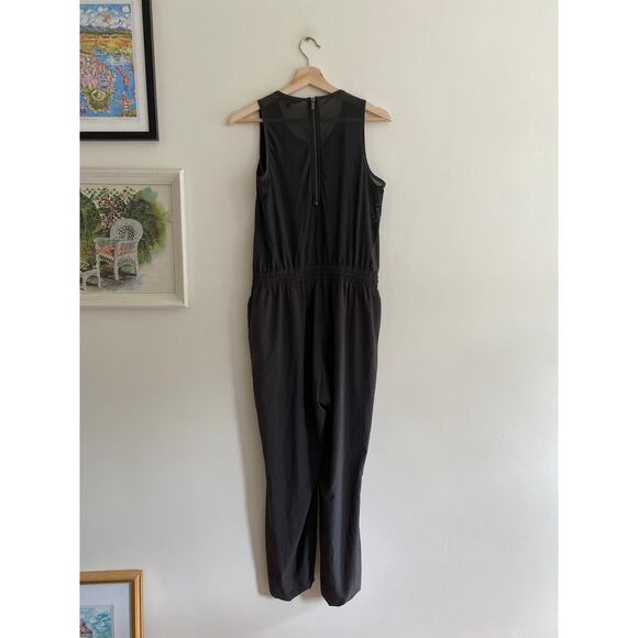 ATHLETA Hillside Romper Jumpsuit Black Size 8 - Picture 4 of 9